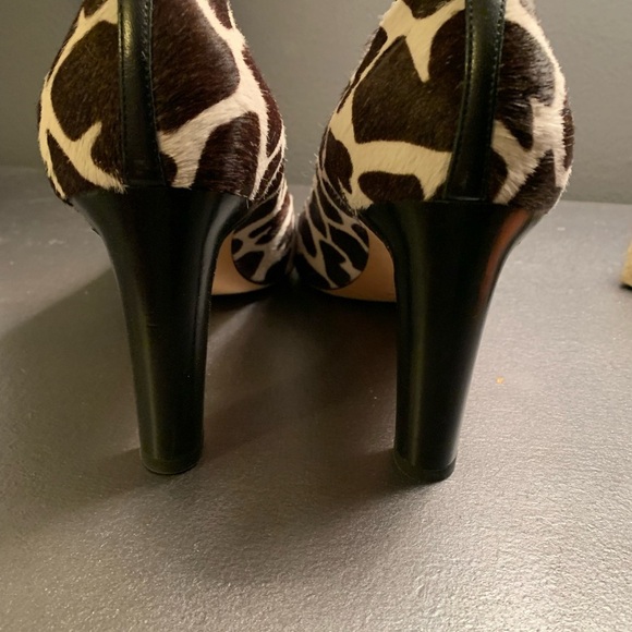 Manolo Blahnik ASTOCHA Pony Pumps Brown Black CRYSTAL Buckle Shoes **HOST PICK** - Picture 5 of 10